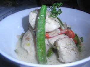 R0019714 Dinner: Green Curry Fish