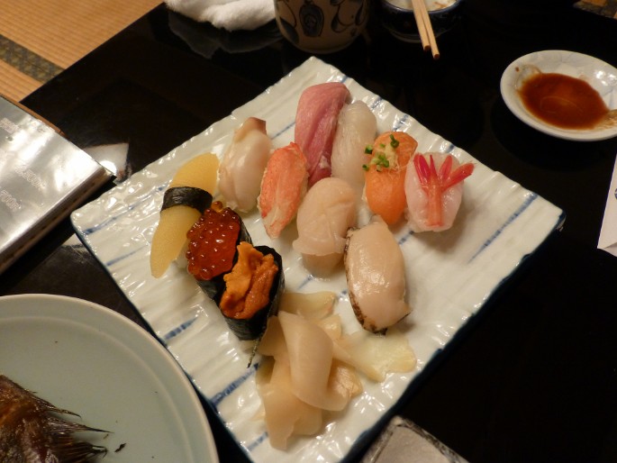P1010325 Dinner at 常寿し