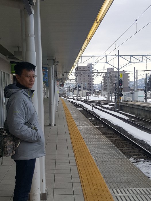 20170217_084734 Shinkansen Yamagata to Oishida Station