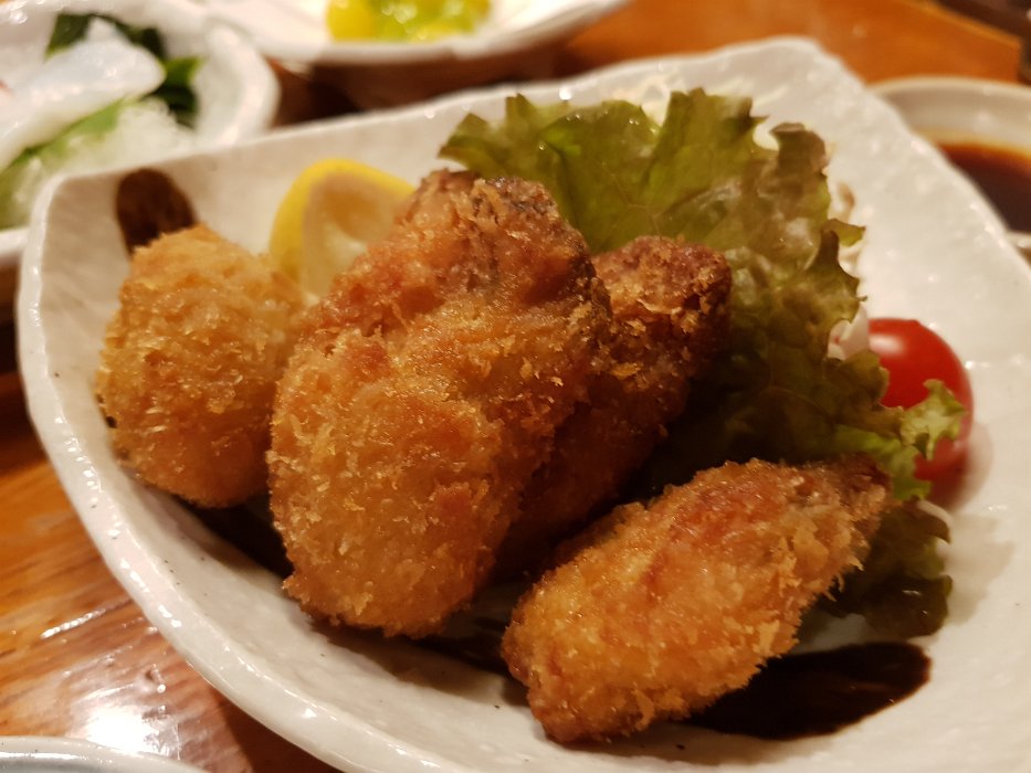 20171031_185959 Oyster season has started - fried kaki