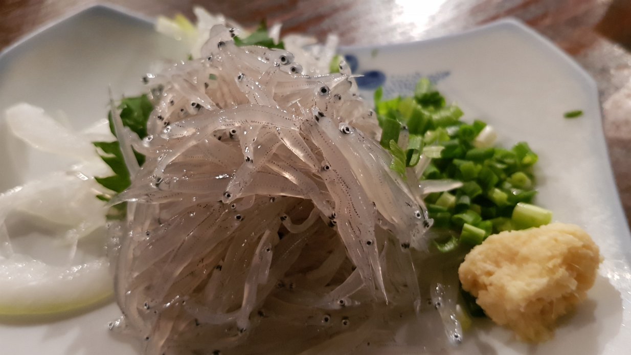 20171104_191540 Nama shirasu ... raw baby sardines