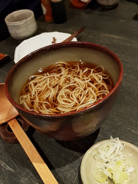 20171103_193948 The soba is fantastic and I am sure i detected bonito taste in the soup base