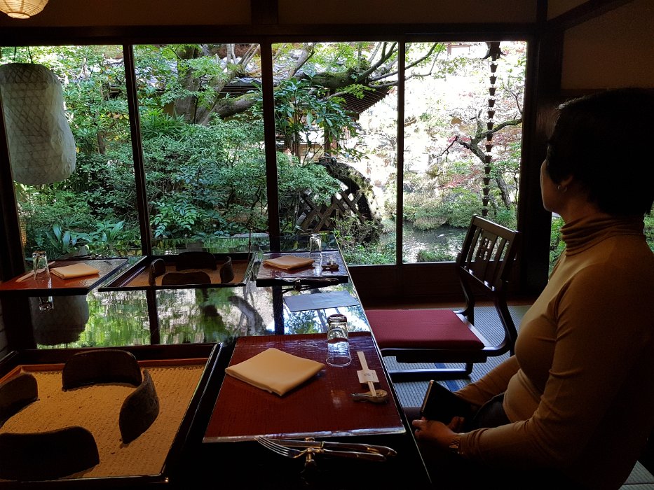 20171102_120920 Enjoying the view while waiting for our lunch to be served