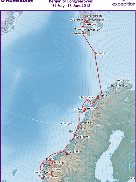 Journey-Map Map of our Journey