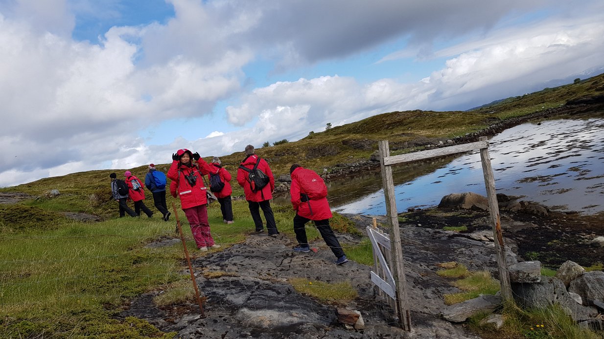 20180605_160931 Start of our 3km nature walk on NES