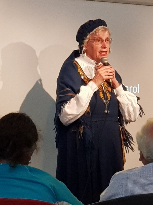 20180604_185426 Carol in her bunad, a norwegian national costume