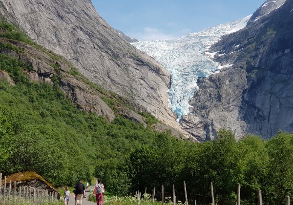 Jun 02 2018 Briksdal Glacier-Olden We had 3 morning lectures and spent time on deck letting the fjord scences pass us by as the ship made its way to Olden...