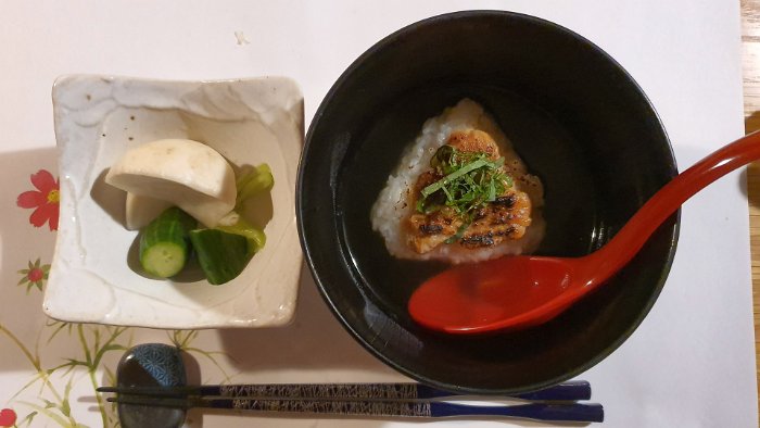 20191007_204416 Grilled miso Origini Ochazuke
