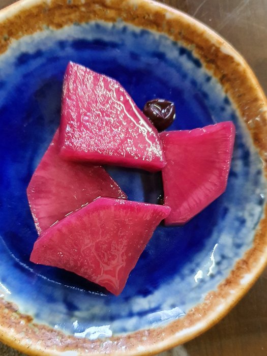20191007_141905 daigon pickled with grapes