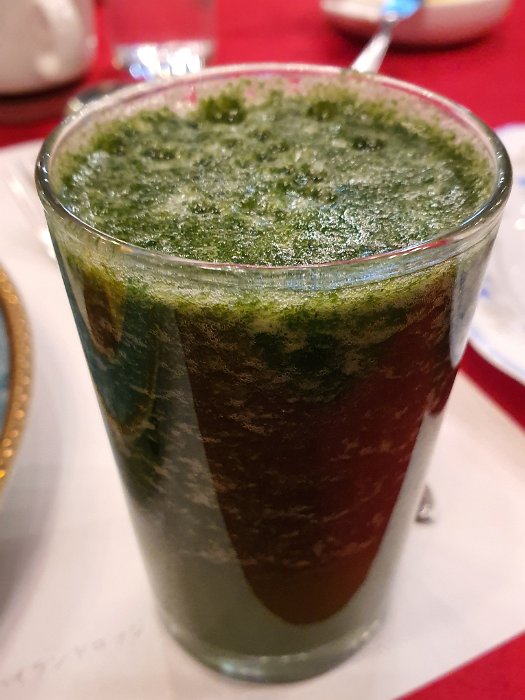 20191009_080604 Spinach juice was good