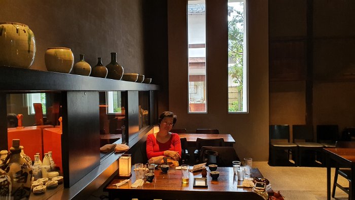 20191011_130124 Kakuri restaurant, part of the brewery renovated as a modern restaurant.