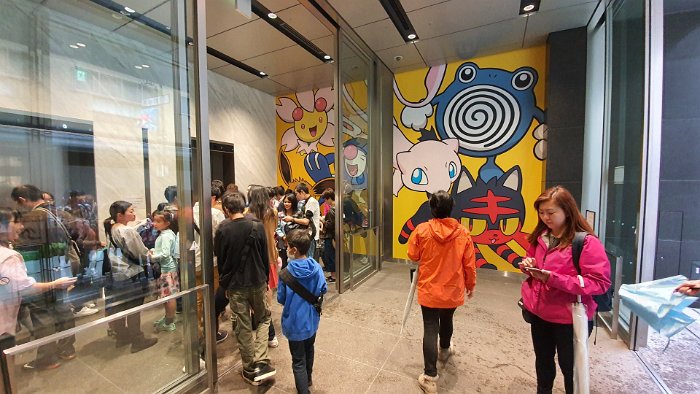 20191014_102443 Waiting for the Pokemon Center to open at 10:30am