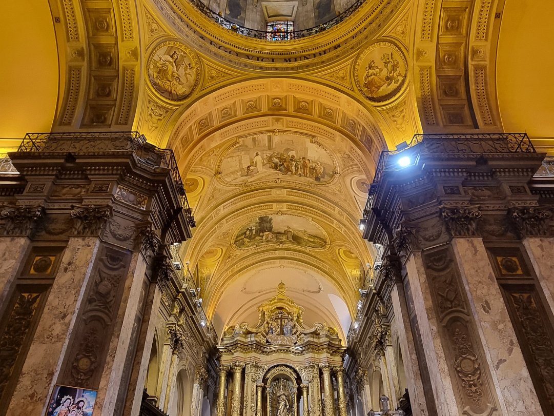 Cathedral Buenos Aires While the external does not look like a church, the interior has all the grand splendor of a cathedral. The rest place...
