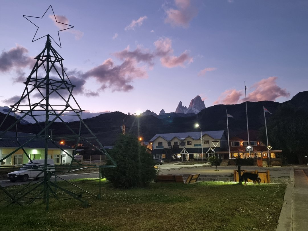 Arrived El Chalten Town Our base for various hiking, cycling and kayaking activities for the next few days.