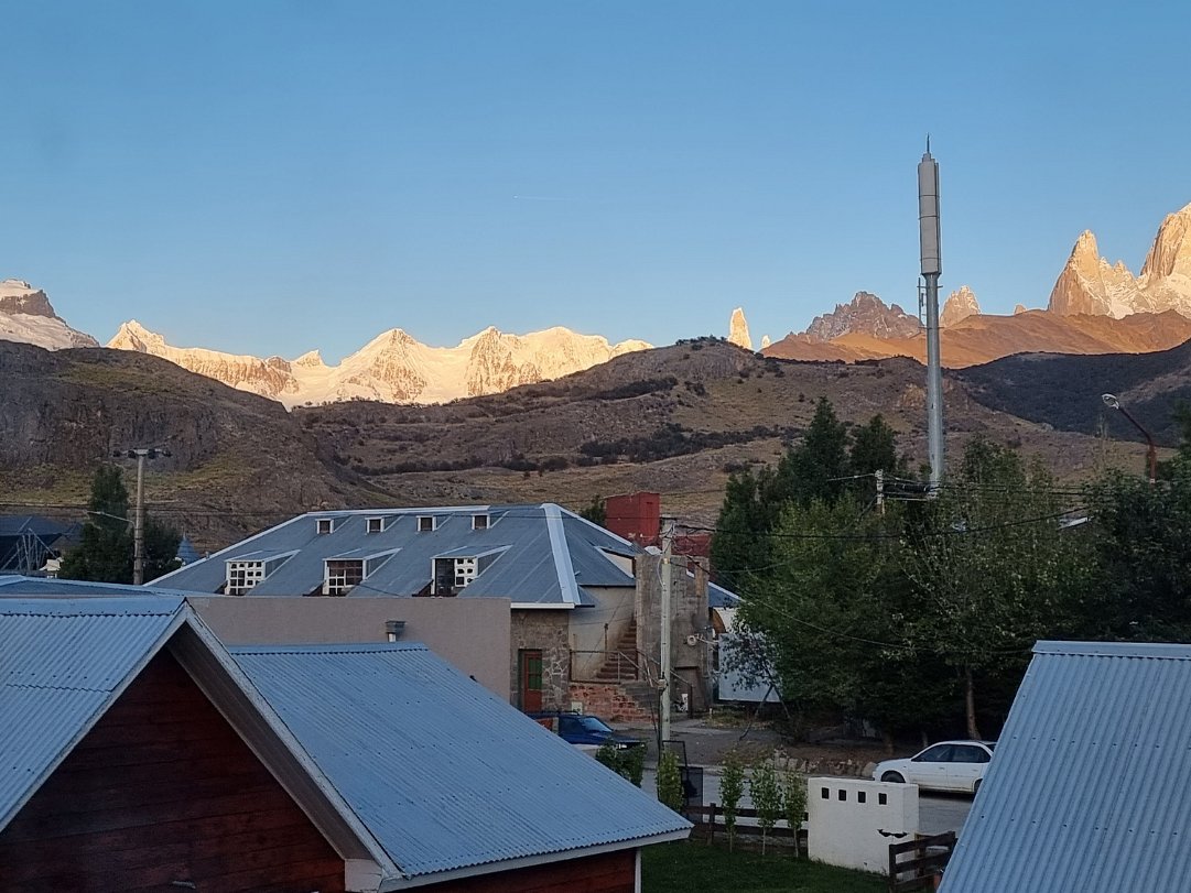 El Chalten El Chalten, our base for the next 3 days of hiking, cycling and kayaking