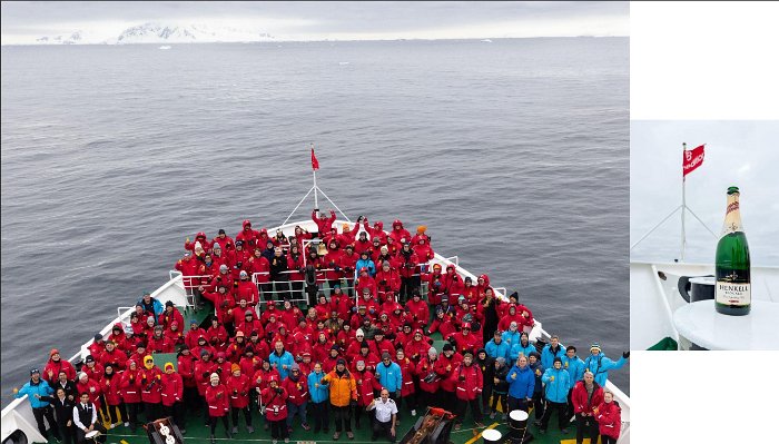 ShipAnatarcticCircleCrossing Photo by Mark Dunsmuir