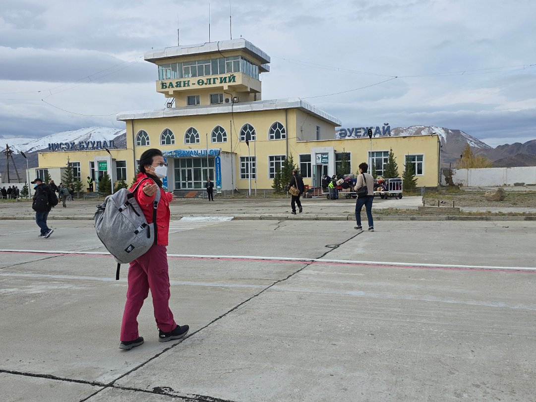 UB to Ulgii Yawn ... 4am airport transfer, to catch the domestic flight to West Mongolia.